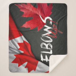 Cotovelos! Cobertor Sherpa