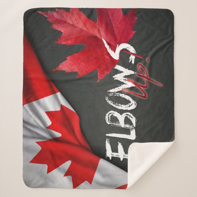 Cotovelos! Cobertor Sherpa (Frente)