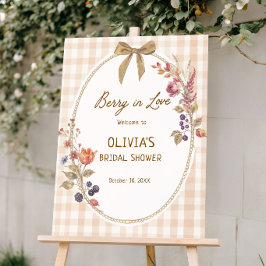Cottage Berry in Love Gingham Noiva Bem-vinda