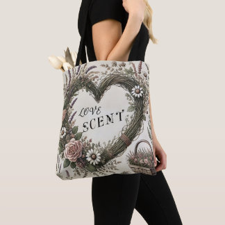 Cottagecore "Aroma do Amor" Tote Tote Floral