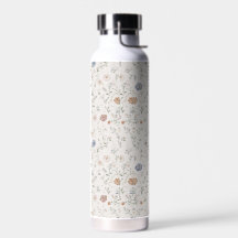 Cottagecore Beige Caprichoso Flor Silvestre Aquare