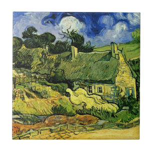 Cottages achados, Cordeville por Vincent van Gogh