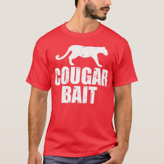 Cougar Bait Funny Gift Cougar Caça Camisa De Pesca