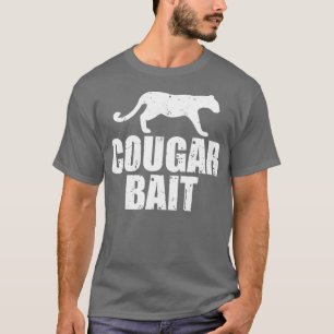 Cougar Bait Funny Gift Cougar Caça Camisa De Pesca