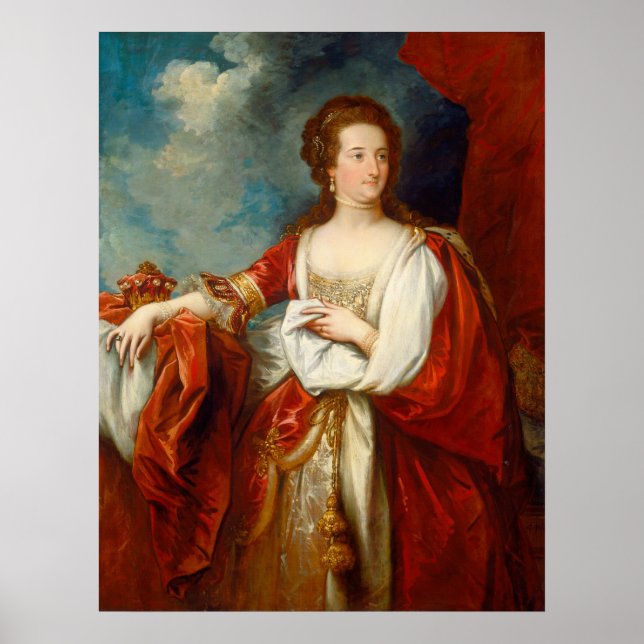 Countess Effingham - Benjamin West Fine Art Poster (Frente)