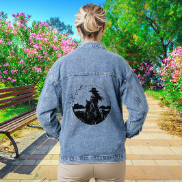 Country Chic Horse Cowgirl Western Black
