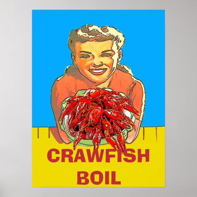 Country Gal Crawfish Boil, Poster (Frente)