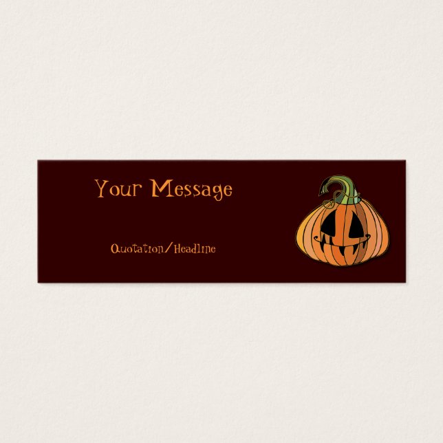 Country Jack-o-lanterna Pumpkin (Frente)