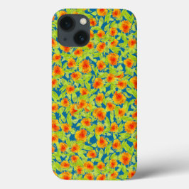 Country Marigolds no Caso Blue Case-Mate iPad