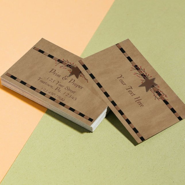 Country Star Cartão de visita (Criador carregado)