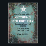 Country Western Cowgirl Sweet 16 Convite<br><div class="desc">Country Western Cowgirl Sweet 16 Convite. Personalizar para qualquer evento.</div>