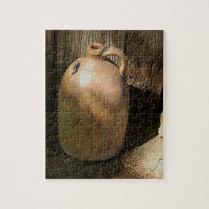 Country Wine Jug Quebra-cabeça