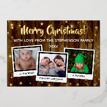 Country Wood Stars Felry Christmas Family 3 Photo
