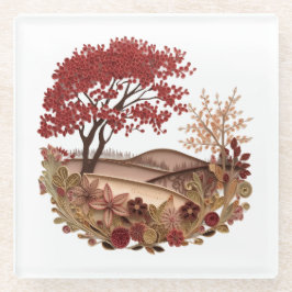 Countryside in the Autumn Quilling effect design