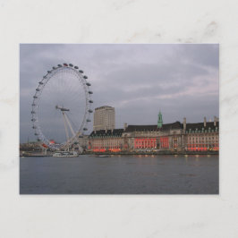 County Hall - London Eye - Cartão postal
