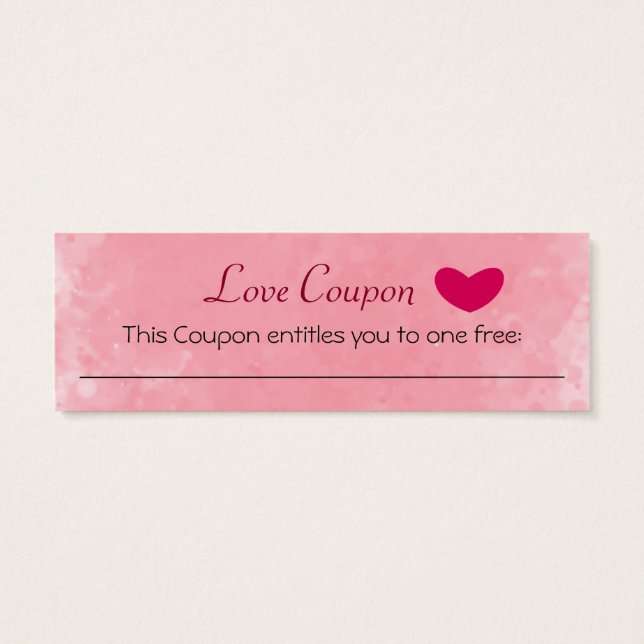 Coupon do Amor (Verso)