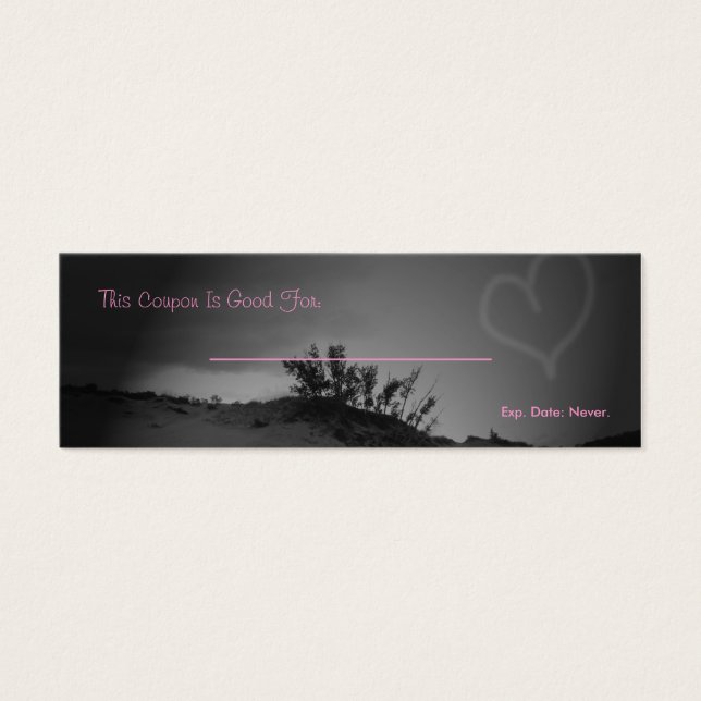 Coupon do Amor (Frente)