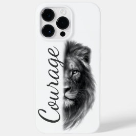 Courage Lion Artistic Minimal-