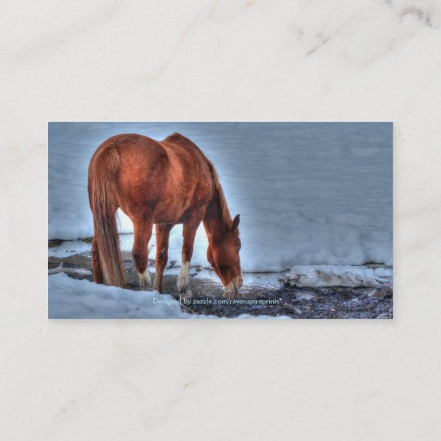 Couro Arrefecido Faux, Cartões de visitas de Caval (Verso)