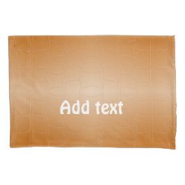 Couro castanho monograma texturizado