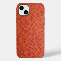 Couro Laranja Falso. Capas de iphone personalizada