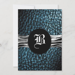 Couro MVB Faux/Azul-Luar Profundo