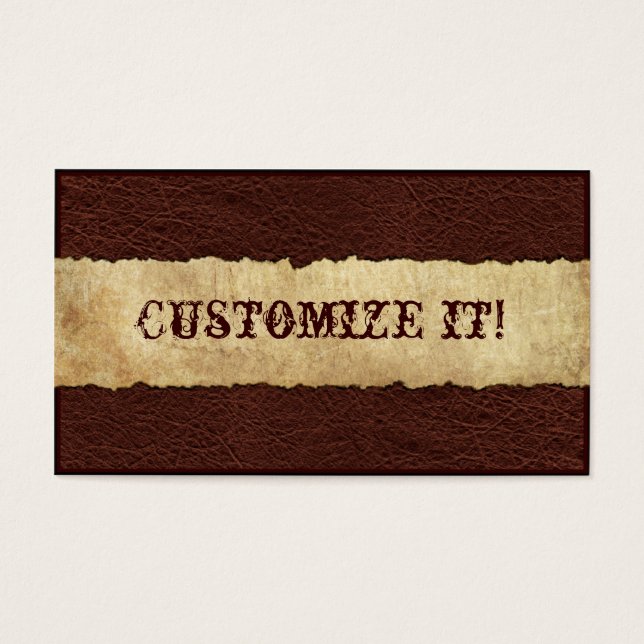 Couro Ocidental PERSONALIZÁVEL (Frente)