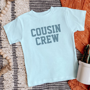 Cousin Crew   Dusty Blue Kids Baby T-Shirt