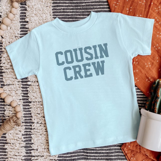 Cousin Crew | Dusty Blue Kids Baby T-Shirt (Criador carregado)