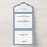 Couture Elegante | Casamento de Dusty Blue