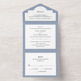 Couture Elegante | Casamento de Dusty Blue