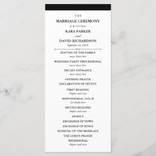 Couture Elegante   Programa de Casamento Negro e B