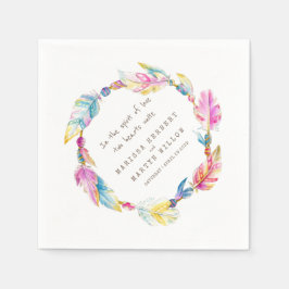 Couve-da-boêmia e guardanapos de miçanga colorfu