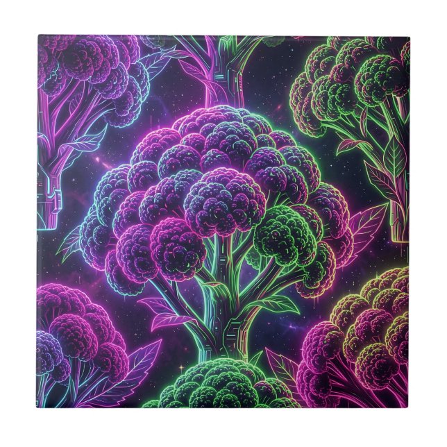 Couve-flor Galáxia Ciberpunk Neon (Frente)
