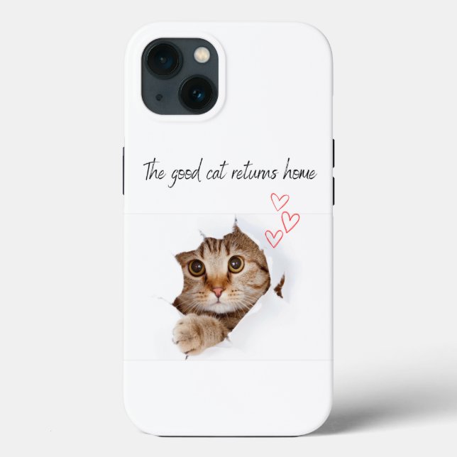 Cover iphone 13 cat lovers (Verso)