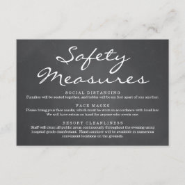 Covid 19 Informação sobre Distância Social da Másc