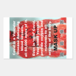 Covid é um adesivo de papel para doenças vasculare