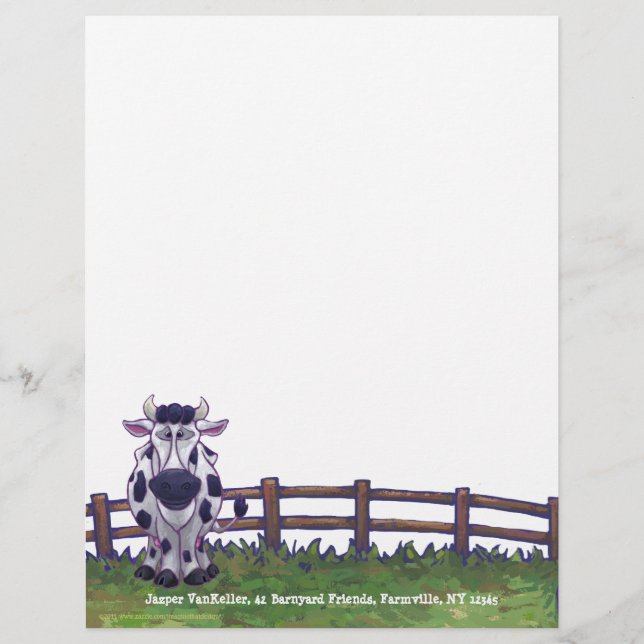 Cow Personal Lethead (Frente)