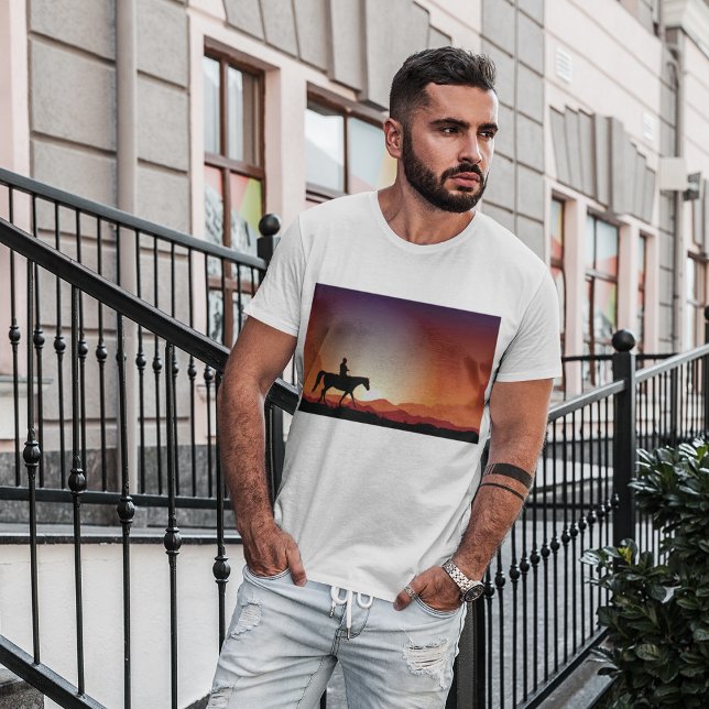 Cowboy Andando Em Camisa De Cavalo (Criador carregado)