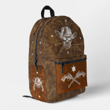 Cowboy clássico personalizado e armas Couro castan