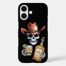 Cowboy De Esqueleto Whiskey-Loving | Tema Oeste Se