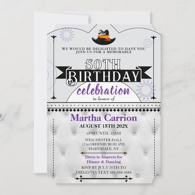 Cowboy Declara Que Cartão Plana (Frente)