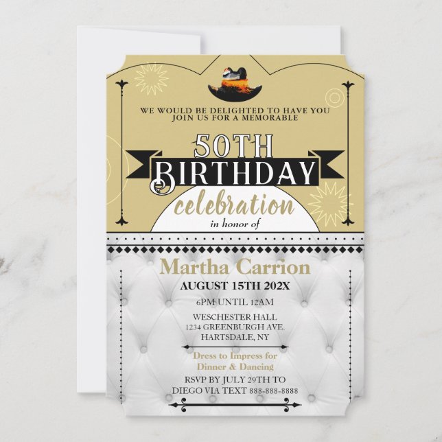 Cowboy Declara Que Cartão Plana (Frente)