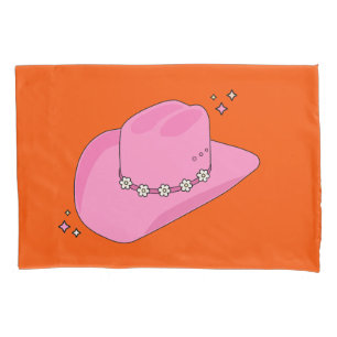 Cowboy Hat Orange E Pink