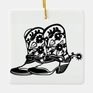**COWBOY OU GIRL BOOTS** ENFEITES DE NATAL