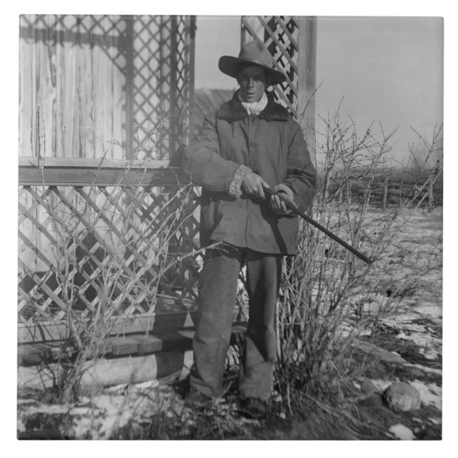 Cowboy Rancher ou canadense fora da lei do Velho O (Frente)