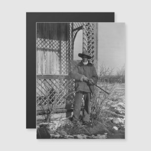 Cowboy Rancher ou canadense fora da lei do Velho O