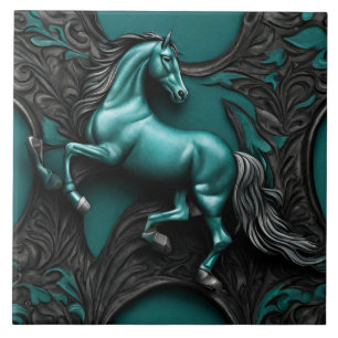 Cowboy Russo - País Ocidental Cavalo Negro