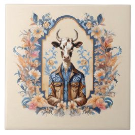 Cowboy Vovó Engraçado Dapper Velho Selvagem Oeste