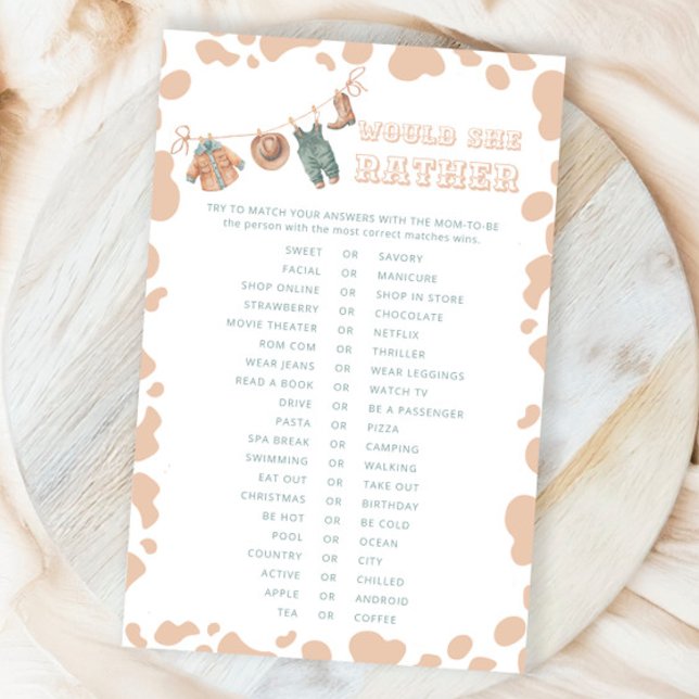 Cowboy Western Ela iria Preferencialmente jogo de  (Criador carregado)